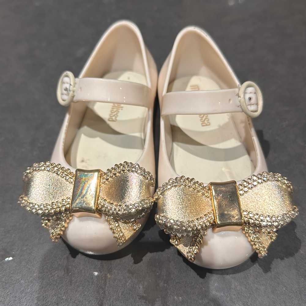 Mini Melissa toddler ballerinas, size 7